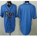 Tampa Bay Rays Blank Light Blue MLB Jersey