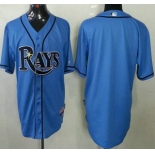 Tampa Bay Rays Blank Light Blue MLB Jersey