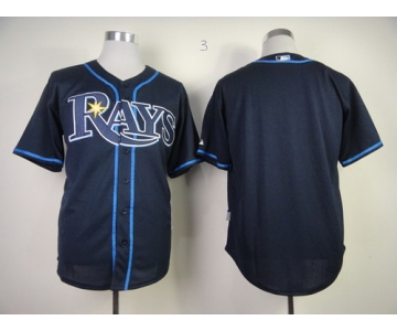 Tampa Bay Rays Blank Navy Blue Jersey