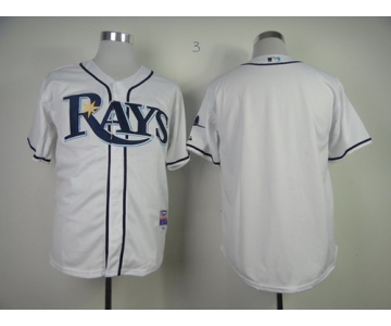 Tampa Bay Rays Blank White Jersey