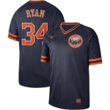 Astros #34 Nolan Ryan Navy Authentic Cooperstown Collection Stitched Baseball Jersey