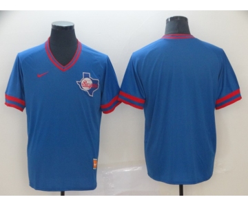 Men Texas Rangers Blank Blue Game Nike MLB Jerseys