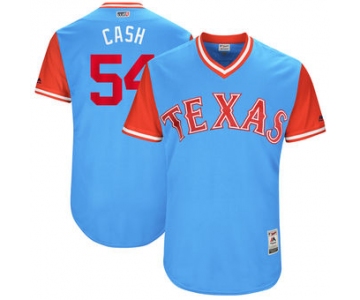 Men's Texas Rangers Andrew Cashner Cash Majestic Light Blue 2017 Players Weekend Authentic Jersey
