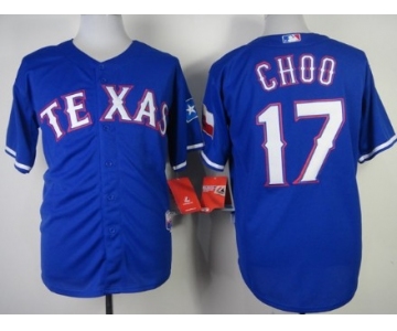 Texas Rangers #17 Shin-Soo Choo 2014 Blue Jersey