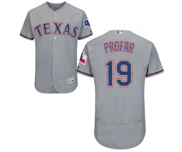 Texas Rangers #19 Jurickson Profar Grey Flexbase Authentic Collection Stitched Baseball Jersey