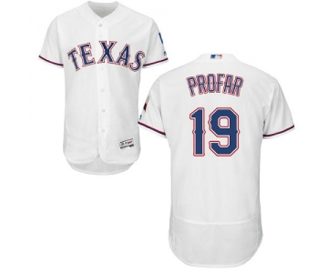 Texas Rangers #19 Jurickson Profar White Flexbase Authentic Collection Stitched Baseball Jersey