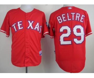 Texas Rangers #29 Adrian Beltre 2014 Red Jersey