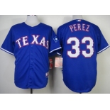 Texas Rangers #33 Martin Perez 2014 Blue Jersey