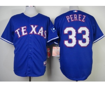 Texas Rangers #33 Martin Perez 2014 Blue Jersey