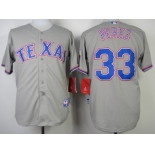 Texas Rangers #33 Martin Perez 2014 Gray Jersey