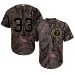 Texas Rangers #33 Martin Perez Camo Realtree Collection Cool Base Stitched Baseball Jersey