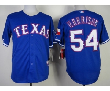 Texas Rangers #54 Matt Harrison 2014 Blue Jersey
