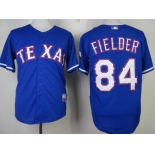 Texas Rangers #84 Prince Fielder 2014 Blue Jersey