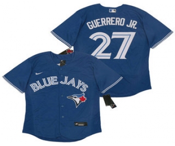 Men's Toronto Blue Jays #27 Vladimir Guerrero Jr. Blue Stitched MLB Flex Base Nike Jersey