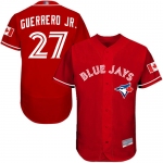 Men's Toronto Blue Jays #27 Vladimir Guerrero Jr. Red Flexbase Authentic Collection Canada Day Stitched Baseball Jersey
