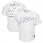Athletics #26 Matt Chapman White Hurtado Players Weekend Cool Base Stitched Baseball Jersey