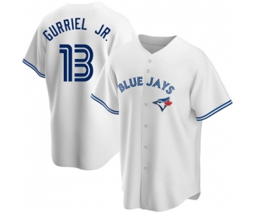 MEN'S TORONTO BLUE JAYS #13 LOURDES GURRIEL JR. WHITE HOME JERSEY