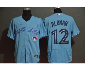 Men's Toronto Blue Jays #12 Roberto Alomar Blue Stitched MLB Flex Base Nike Jersey