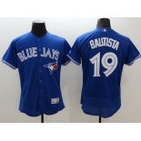 Men's Toronto Blue Jays #19 Jose Bautista Blue Flexbase 2016 MLB Player Jersey