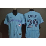 Men's Toronto Blue Jays #29 Joe Carter Blue Stitched MLB Flex Base Nike Jersey