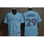 Men's Toronto Blue Jays #29 Joe Carter Blue Stitched MLB Flex Base Nike Jersey
