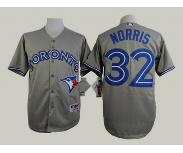 Men's Toronto Blue Jays #32 Daniel Norris Gray Jersey