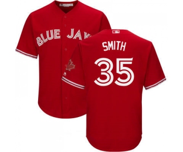 Men's Toronto Blue Jays #35 Chris Smith Red Stitched MLB 2017 Majestic Cool Base Jersey