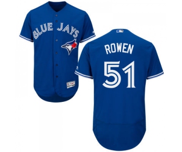 Men's Toronto Blue Jays #51 Ben Rowen Royal Blue 2016 Flexbase Majestic Baseball Jersey
