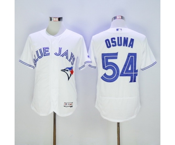 Men's Toronto Blue Jays #54 Roberto Osuna White 2016 Flexbase Majestic Baseball Jersey