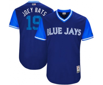 Men's Toronto Blue Jays Jose Bautista Joey Bats Majestic Royal 2017 Players Weekend Authentic Jersey