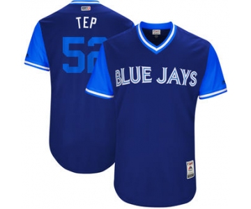 Men's Toronto Blue Jays Ryan Tepera Tep Majestic Royal 2017 Players Weekend Authentic Jersey