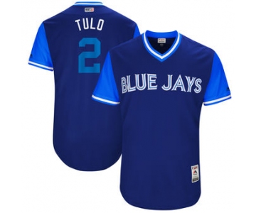 Men's Toronto Blue Jays Troy Tulowitzki Tulo Majestic Royal 2017 Players Weekend Authentic Jersey