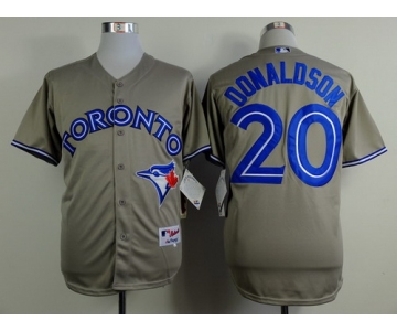 Toronto Blue Jays #20 Josh Donaldson Gray Jersey