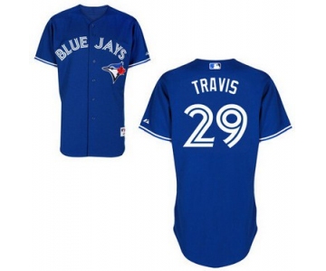 Toronto Blue Jays #29 Devon Travis Blue Jersey