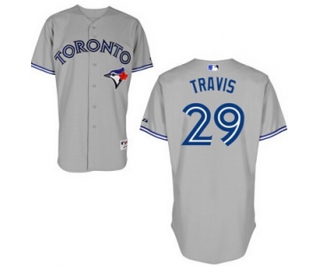 Toronto Blue Jays #29 Devon Travis Gray Jersey