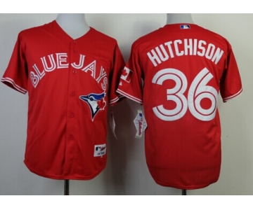 Toronto Blue Jays #36 Drew Hutchison Red Jersey