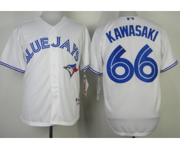 Toronto Blue Jays #66 Munenori Kawasaki White Jersey