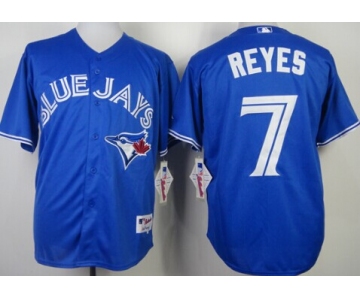 Toronto Blue Jays #7 Jose Reyes Blue Jersey
