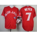 Toronto Blue Jays #7 Jose Reyes Red Jersey