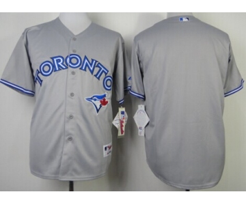Toronto Blue Jays Blank Gray Jersey
