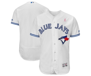 Toronto Blue Jays Blank White 2018 Mother's Day Flexbase Jersey