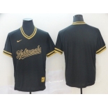 Men Washington Nationals Blank Black gold Game Nike 2022 MLB Jersey