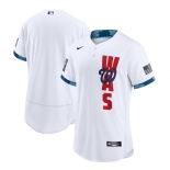 Men's Washington Nationals Blank 2021 White All-Star Flex Base Stitched MLB Jersey