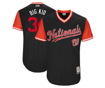 Men's Washington Nationals Bryce Harper Big Kid Majestic Navy 2017 Players Weekend Authentic Jersey