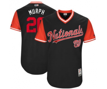 Men's Washington Nationals Daniel Murphy Murph Majestic Navy 2017 Players Weekend Authentic Jersey
