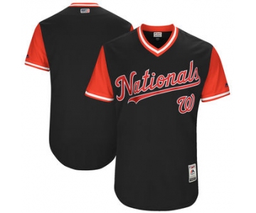 Men's Washington Nationals Majestic Navy 2017 Players Weekend Authentic Team Jersey