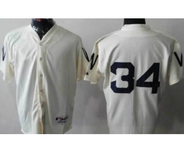 Washington Nationals #34 Bryce Harper 1924 Cream Jersey
