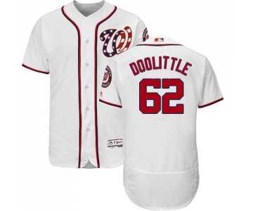 Washington Nationals #62 Sean Doolittle White Flexbase Authentic Collection Stitched Baseball Jersey