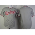 Washington Nationals Blank Gray Jersey