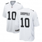 Mens Womens Youth Kids Las Vegas Raiders #10 Jimmy Garoppolo White Stitched Game Jersey